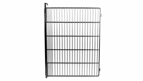 Porte Grille Inox CoteDroit Pour Cage C Inox Avec Barre De Fermeture