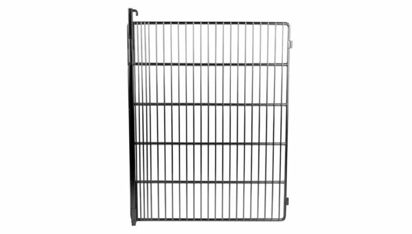 Porte Grille Inox CoteDroit Pour Cage C Inox Avec Barre De Fermeture