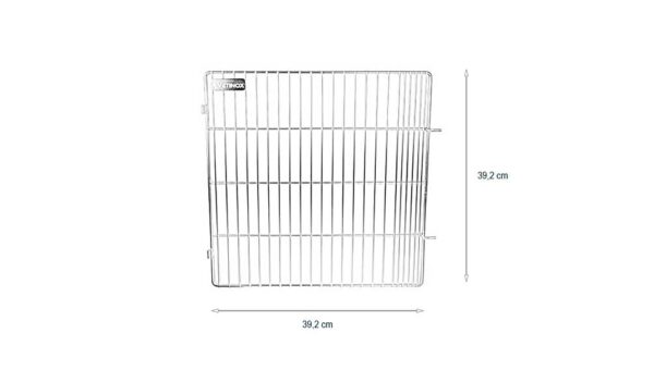 Porte Grille Inox pour cage A Inox