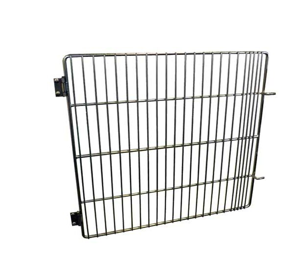 Porte grille inox 410×385 mm H/L, pour cage A polyester