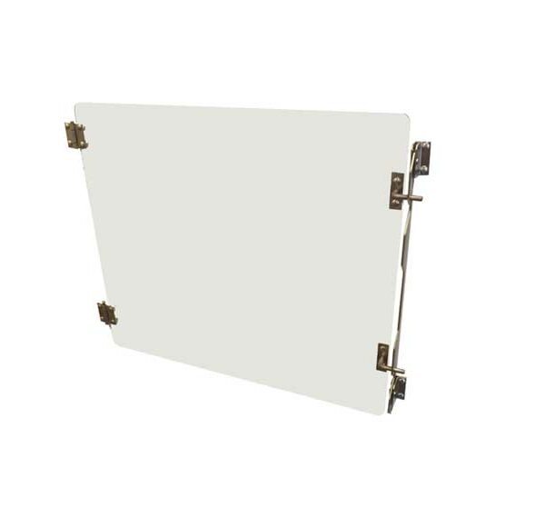 Porte verre 580×650 mm H/L, pour cage POLYVET > 24h