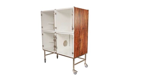 Panneau Latéral DECO cage - Bois Nature OAK