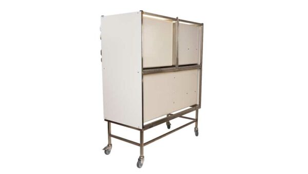 Panneau Latéral DECO cage - HPL BLANC