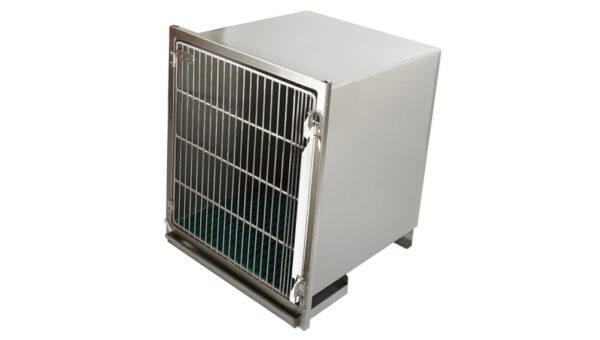 VETINOX - Cage inox B + porte grille inox