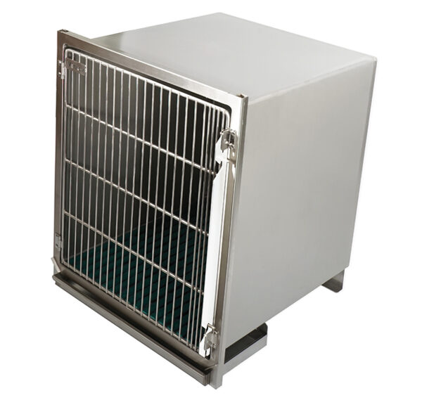 Cage inox B + porte grille inox