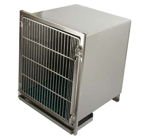Cage inox B + porte grille inox