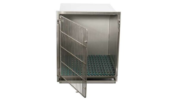 Cage inox B + porte grille inox