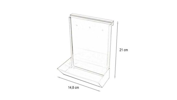 Porte fiche A5 Vertical + bac médicaments