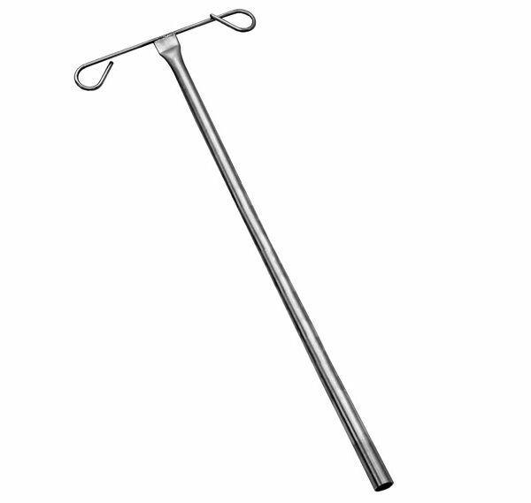 Porte sérum double, hauteur 600mm, pour porte de cage