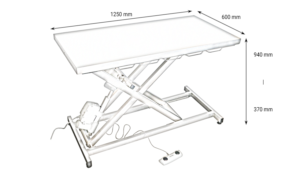 Electric consultation table with mat and frame (choice of 6 colors) - Image 4