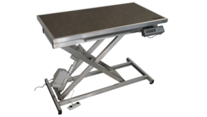 Table consultation électrique tapis et cadre avec pesée - (Gris foncé)