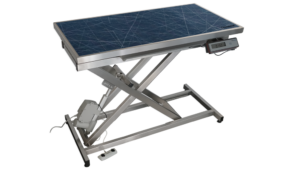 Table consultation électrique tapis et cadre avec pesée - (bleu + motif)