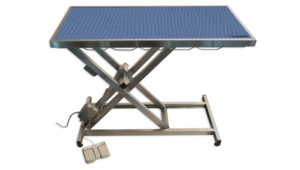 Table consultation électrique ELITE tapis et cadre - (bleu + motif)