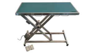 Table consultation électrique ELITE tapis et cadre - (turquoise+motif )