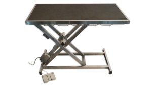 Table consultation électrique ELITE tapis et cadre - (Gris foncé)