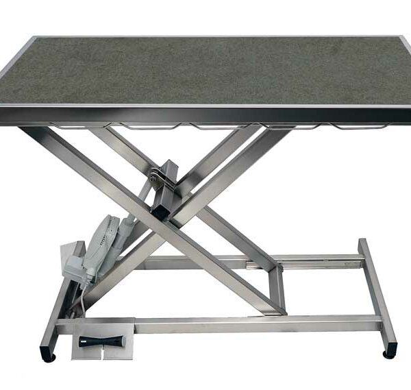 Table de consultation électrique ELITE tapis et cadre – Gris foncé