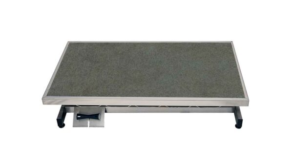 Table consultation électrique ELITE tapis et cadre - (Gris foncé)