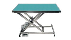 Table consultation électrique ELITE tapis et cadre - (turquoise+motif )