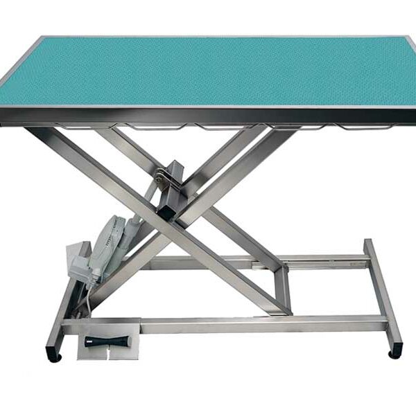 Table de consultation électrique ELITE tapis et cadre – Turquoise avec motif