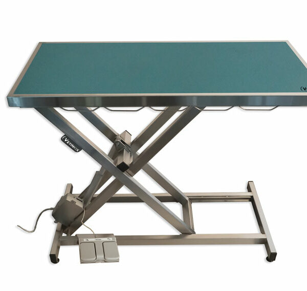 Table de consultation électrique ELITE tapis et cadre – Turquoise avec motif