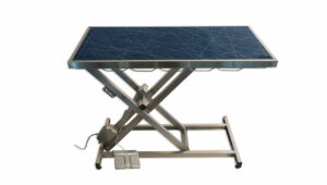 Vetinox_TA400010_Table_de_consultation_electrique_ELITE_Tapis_et_cadre_gris_fonce