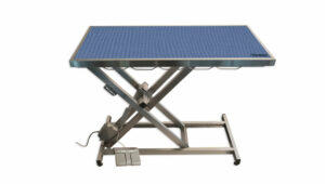 Vetinox_TA400010_Table_de_consultation_electrique_ELITE_Tapis_et_cadre_bleu