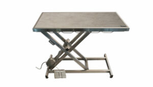 etinox_TA400010_Table_de_consultation_electrique_ELITE_Tapis_et_cadre_gris_clair