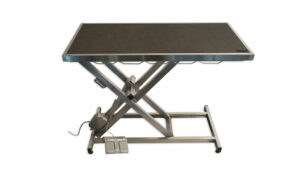 Vetinox_TA400010_Table_de_consultation_electrique_ELITE_Tapis_et_cadre_gris_fonce