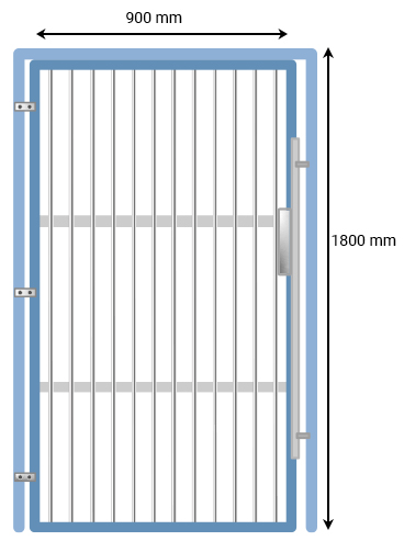 VETI-BOX stainless-steel walk-in door