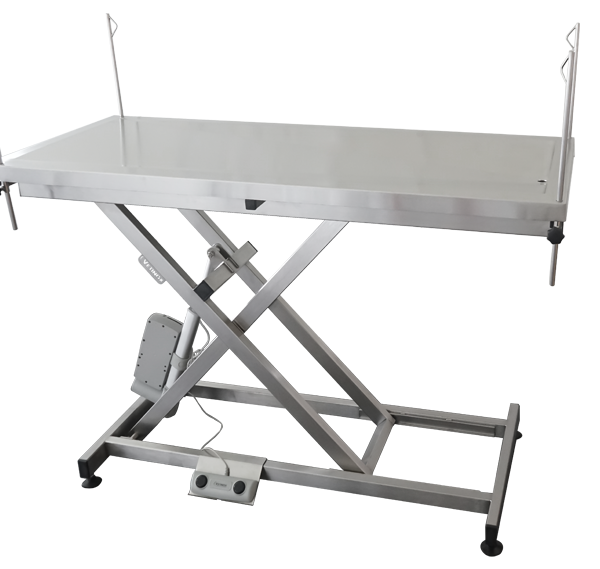 Table chirurgie électrique plateau en V pour veaux