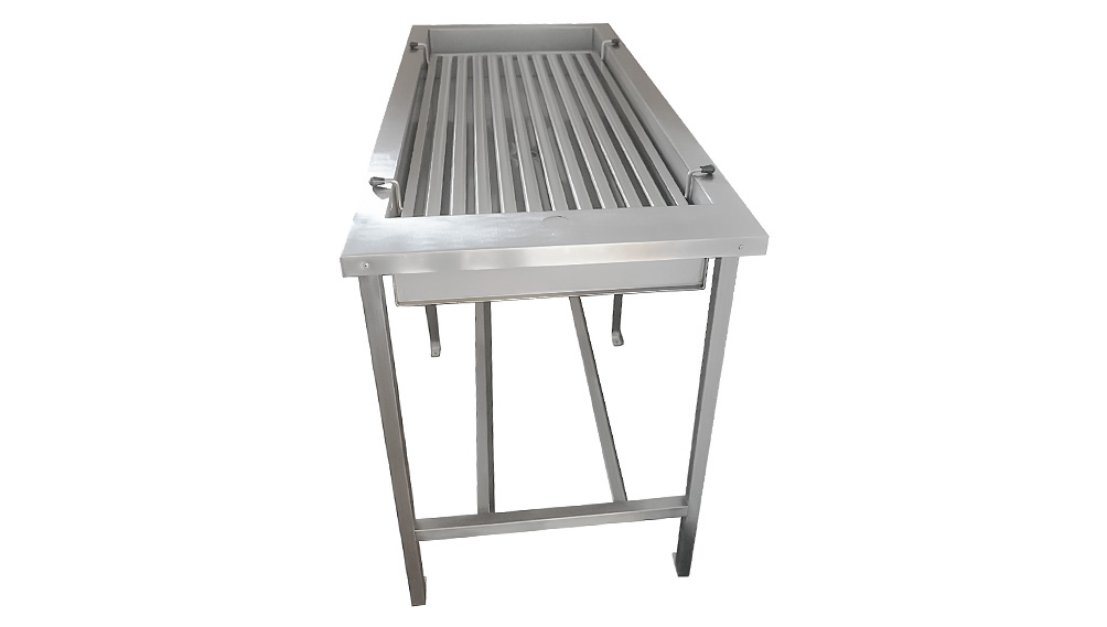 TA170030 Table de préparation pieds excentrés