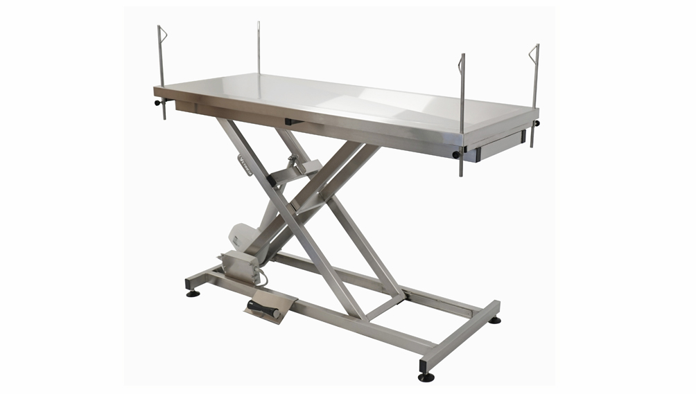 VETINOX_TA500001_table_chirurgie_electrique_plateau_en_V_1_evacuation_pour_veaux