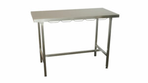 OP300000 Table de consultation plateau plat INOX