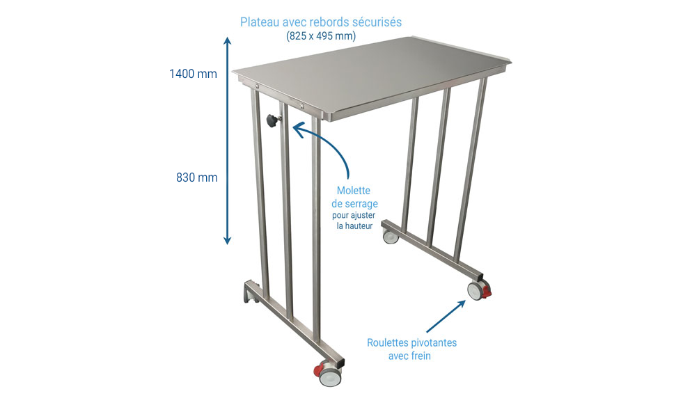 OPTIMA - Table pont hauteur variable – Image 2